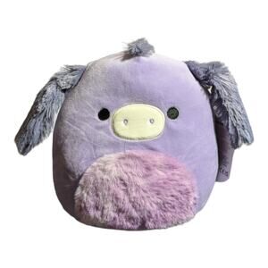 Squishmallows 7.5" Deacon The Donkey, Medium, Purple NWT